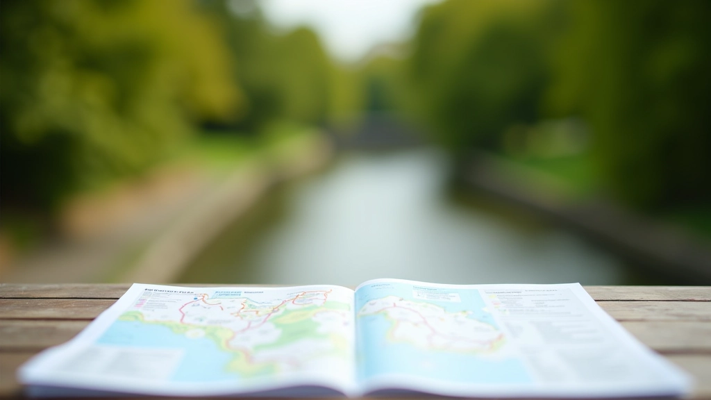 Walking guide and documentation materials for canal towpath routes
